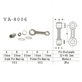 Hajtókar szett Vesrah
