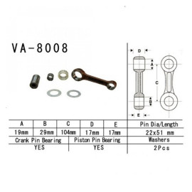 Hajtókar szett Vesrah