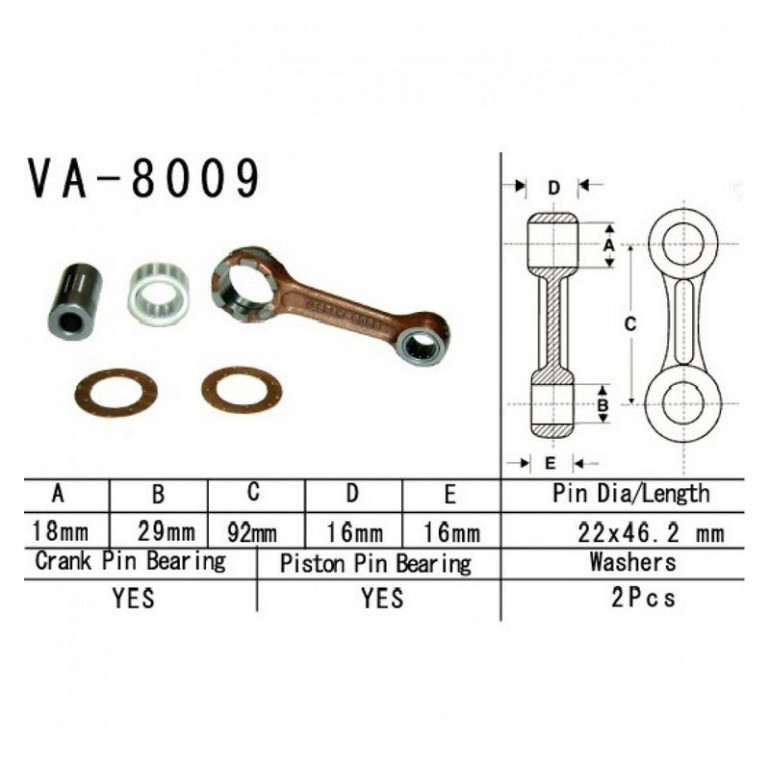 Hajtókar szett Vesrah