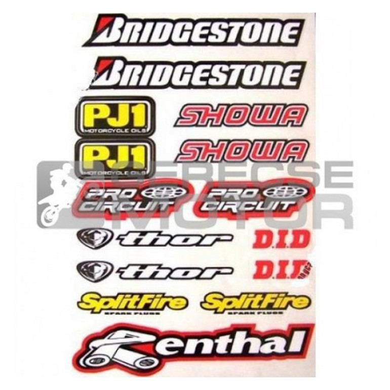 Matrica szett A4 BRIDGESTONE 4MX