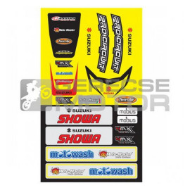 Matrica első és hátsó sárvédő univerzális SUZUKI 4MX