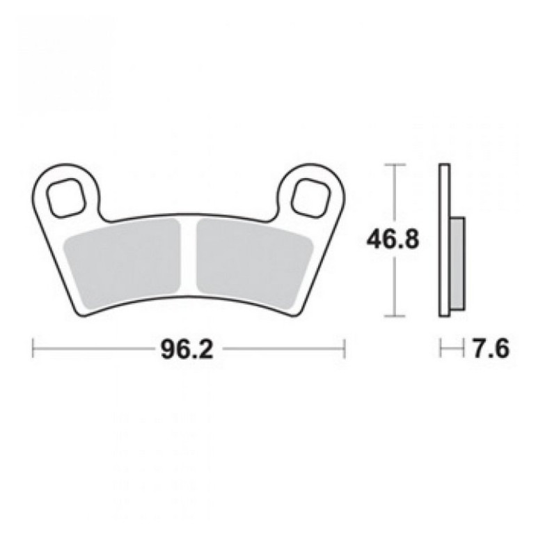 Fékbetét AP Racing LMP498 OR