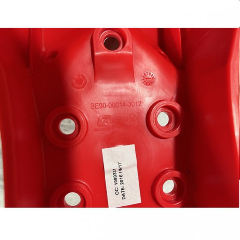 Első sárvédő piros EC 2012-2017