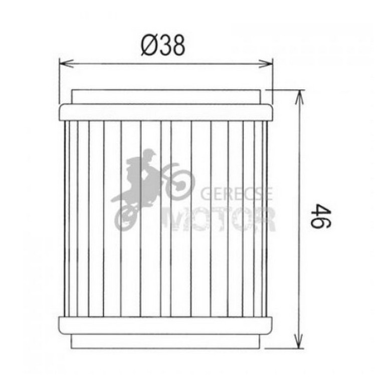 Olajszűrő HIFLOFILTRO HF140