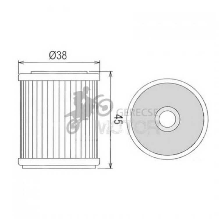 Olajszűrő HIFLOFILTRO HF142