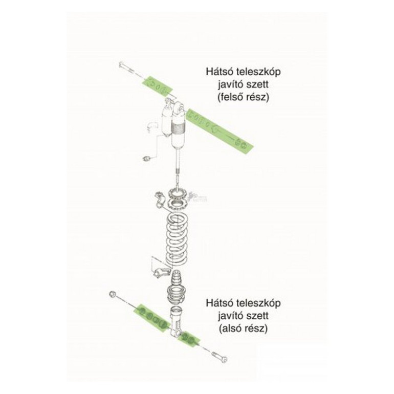 Hátsó teleszkópjavító (Alsó rész) PROX