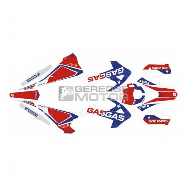 Matrica szett GAS GAS EC SIX DAYS 2019 CHILE