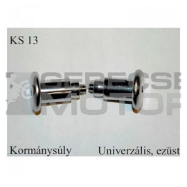 Kormánysúly szett univerzális ezüst