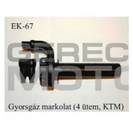 Gyorsgáz markolat 4T, KTM