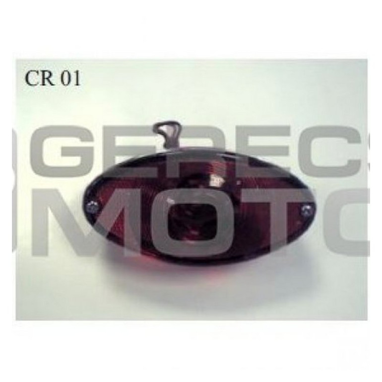 Hátsó lámpa univerzális, krómos