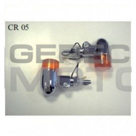 Irányjelző univerzális, krómos