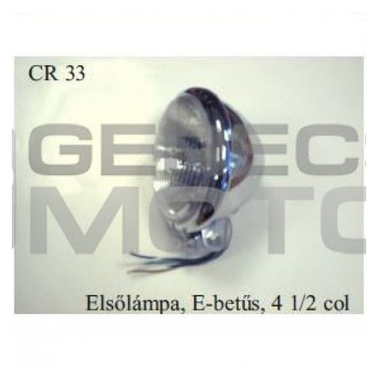 Első lámpa krómos