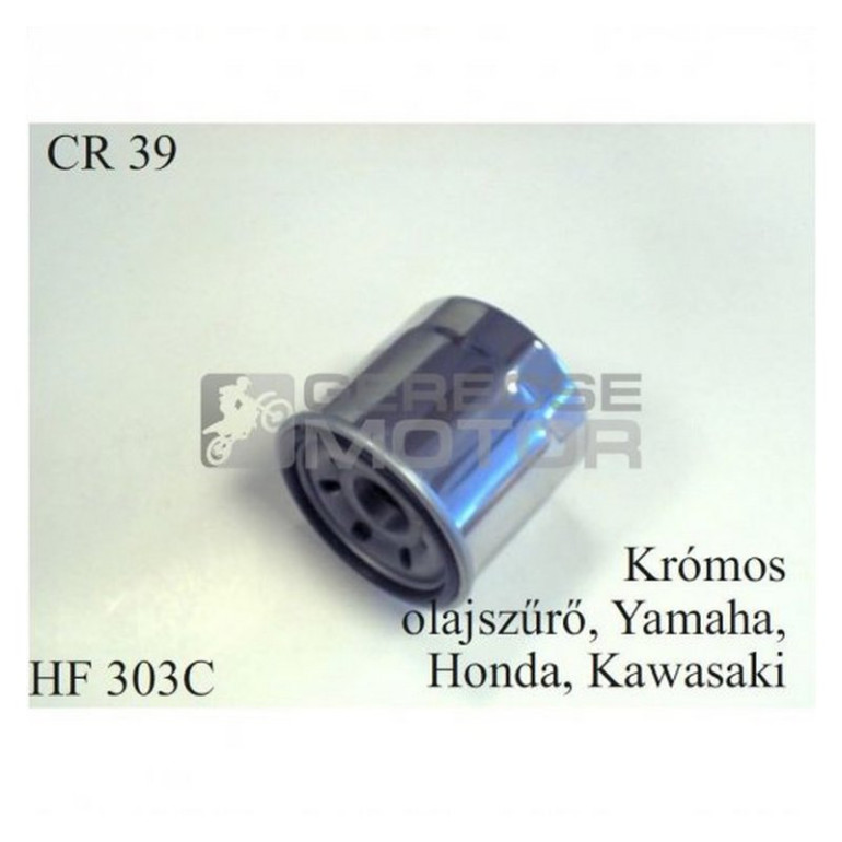 Olajszűrő krómos Yamaha, Honda, Kawasaki
