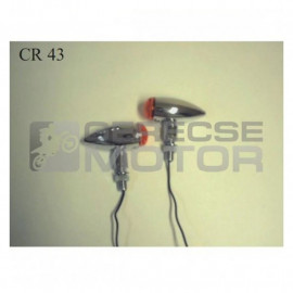 Irányjelző krómos