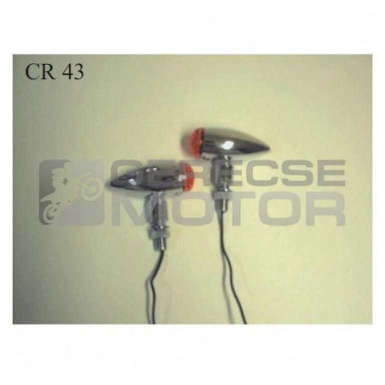 Irányjelző krómos