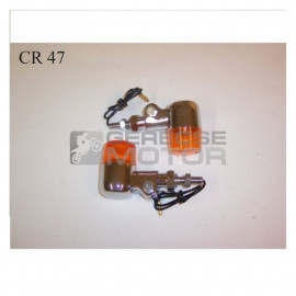 Irányjelző krómos