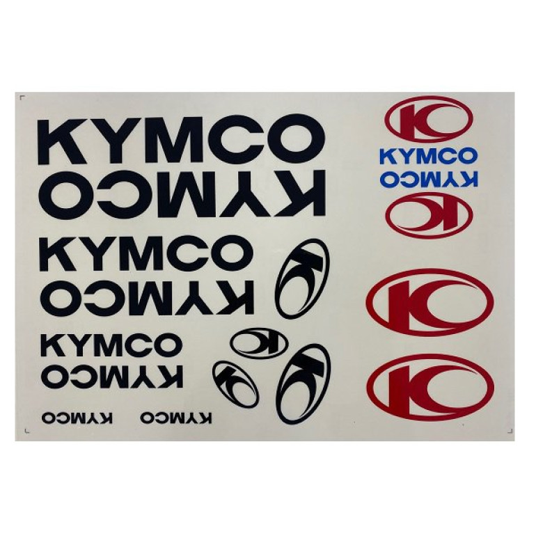 Matrica szett Kymco 25x35cm