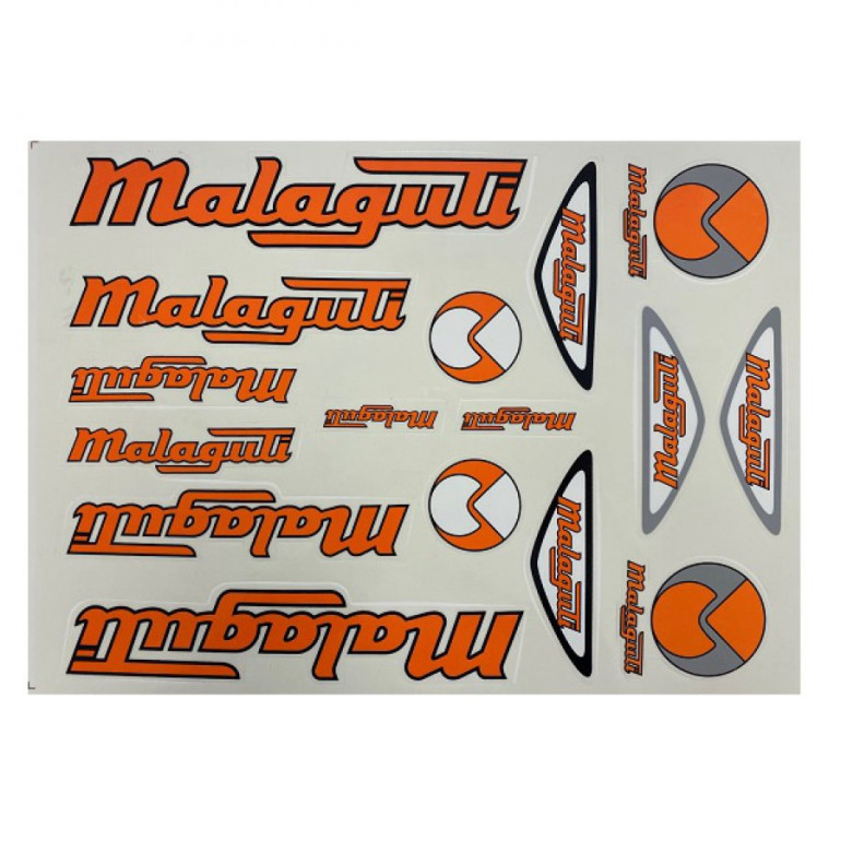 Matrica szett Malaguti 25x35cm