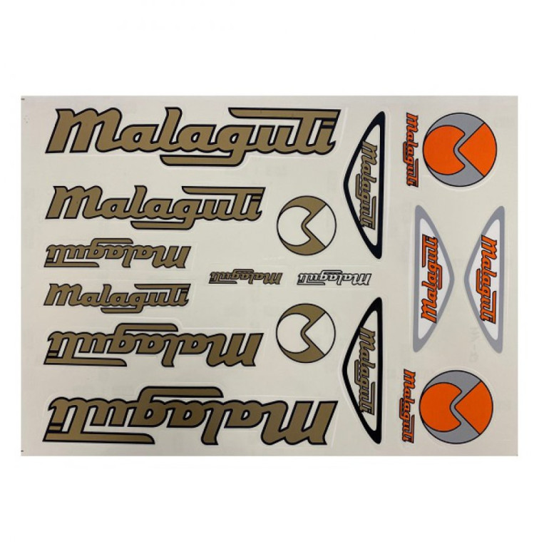 Matrica szett Malaguti 25x35cm