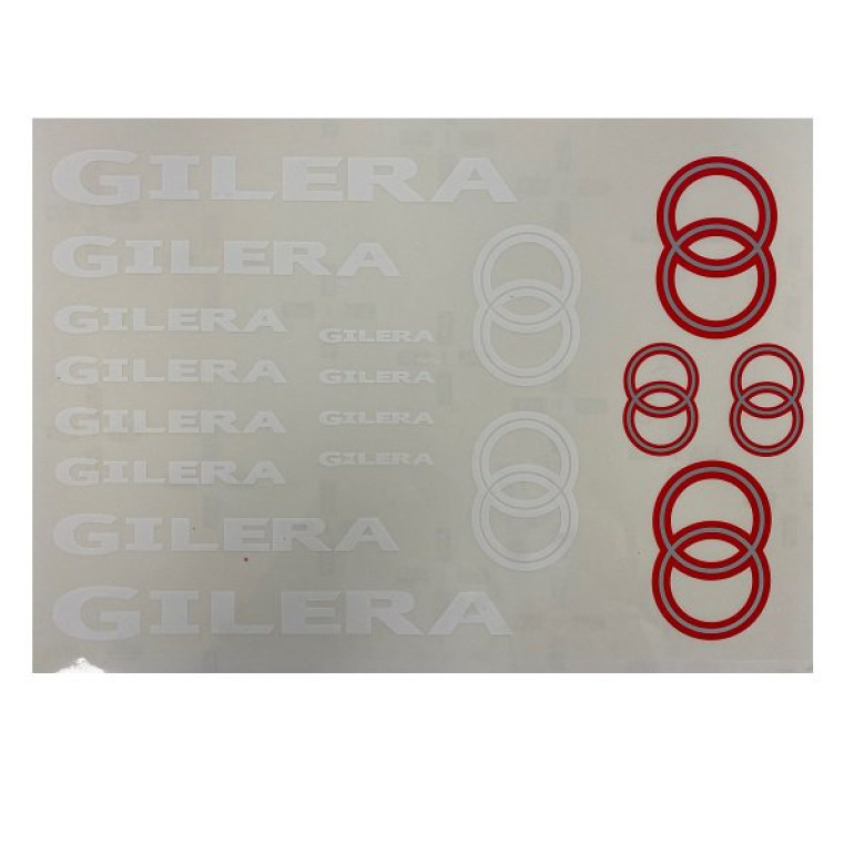 Matrica szett Gilera 25x35cm