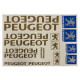 Matrica szett Peugeot 25x35cm