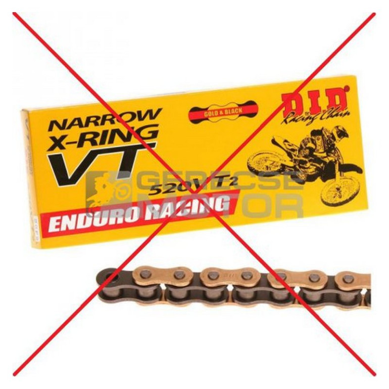 Did Ervt X-ring Antriebskette Glieder 120 Schritt 520 Gold