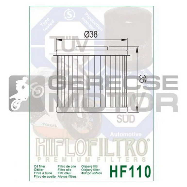 Olajszűrő HIFLOFILTRO HF110