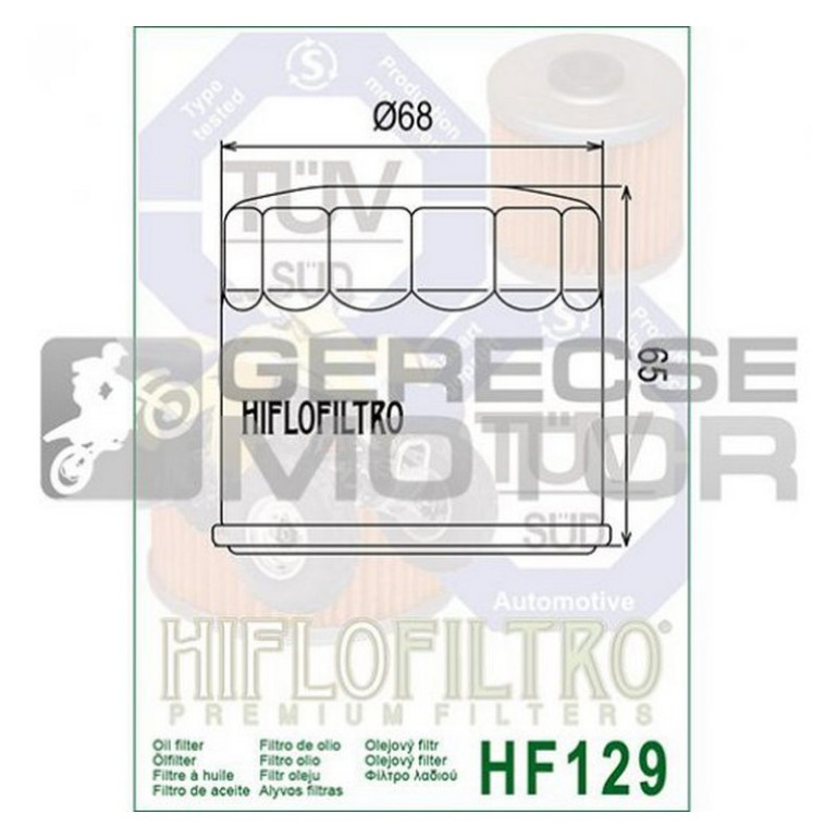 Olajszűrő HIFLOFILTRO HF129