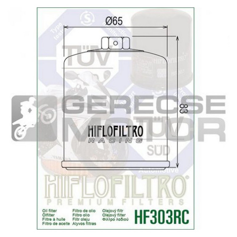 Olajszűrő HIFLOFILTRO HF303RC