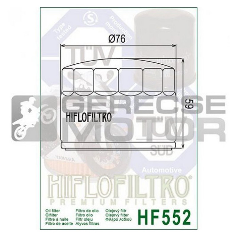 Olajszűrő HIFLOFILTRO HF552