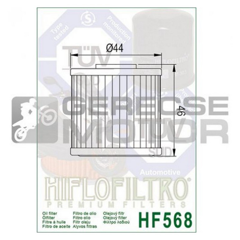 Olajszűrő HIFLOFILTRO HF568