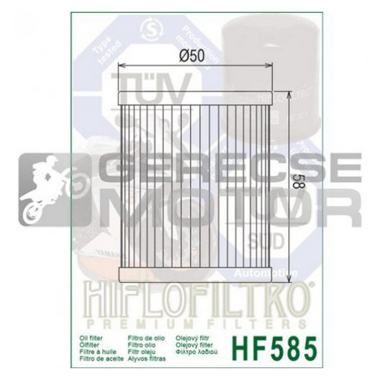 Olajszűrő HIFLOFILTRO HF585