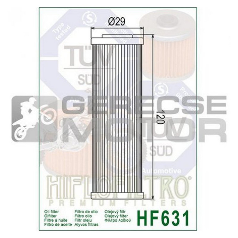 Olajszűrő HIFLOFILTRO HF631