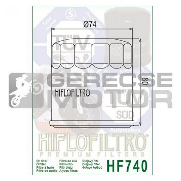 Olajszűrő HIFLOFILTRO HF740