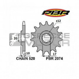 Első lánckerék PBR