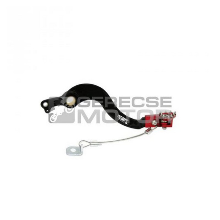 Fékpedál Fekete/Piros 4MX