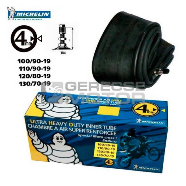 Tömlő 4mm vastag 19 Michelin UHD