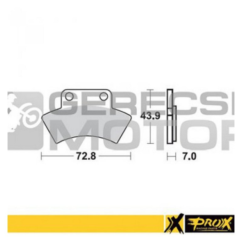 Fékbetét PROX 37.204402