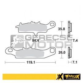 Fékbetét készlet PROX