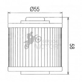 Olajszűrő HIFLOFILTRO HF145