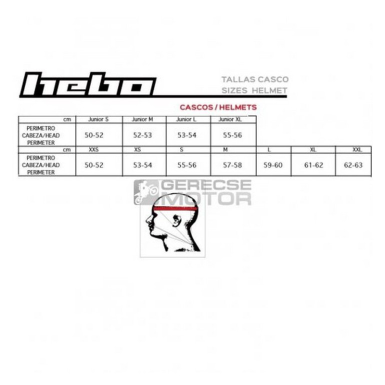 Bukósisak Tourer HEBO