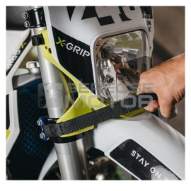 Hátsó motoremelő szalag XGRIP Fekete