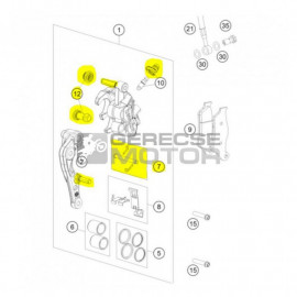 Első féknyeregtartó javító szett BREMBO 4MX