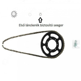Első lánckerék biztosító zéger GasGas E12 Kids