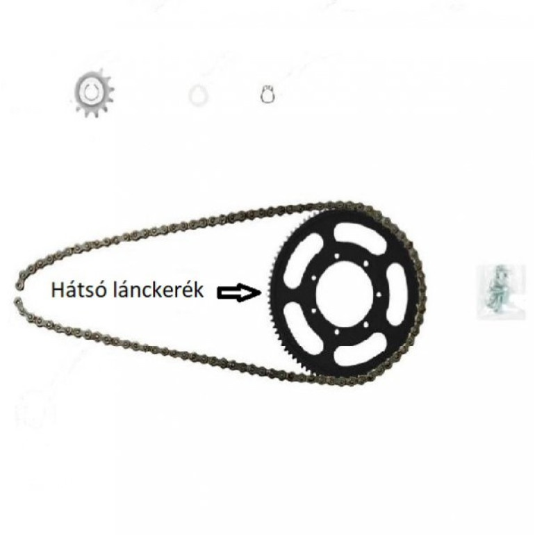 Lánckerék hátsó GasGas E12 Kids