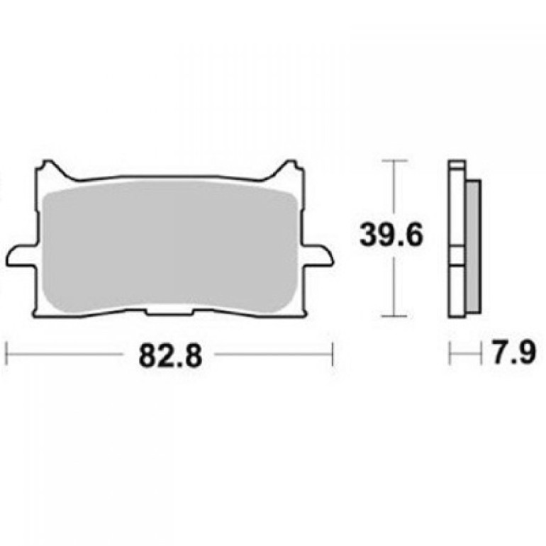 Fékbetét AP Racing LMP540 SFP