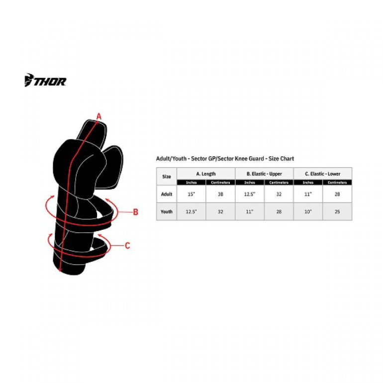 Térdvédő SECTOR THOR Youth - gyerek