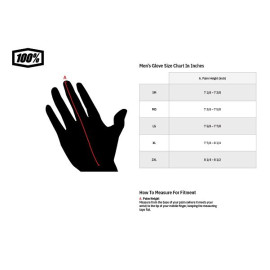 Kesztyű 100% Cognito Smart Shock