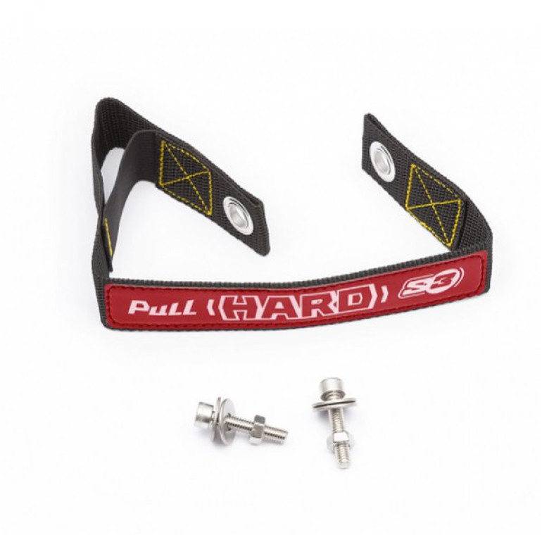 Hátsó motoremelő szalag Piros hosszú S3