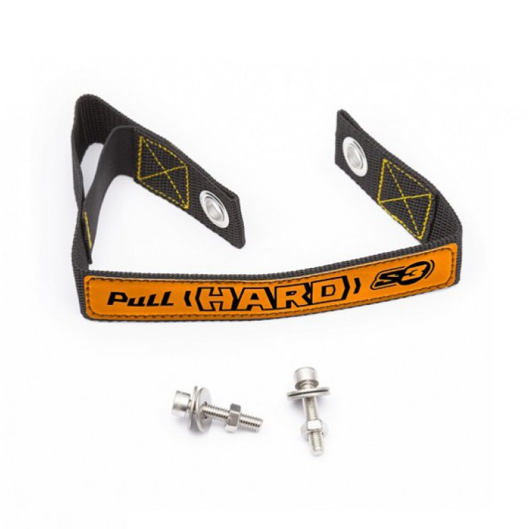 Hátsó motoremelő szalag narancs hosszú S3